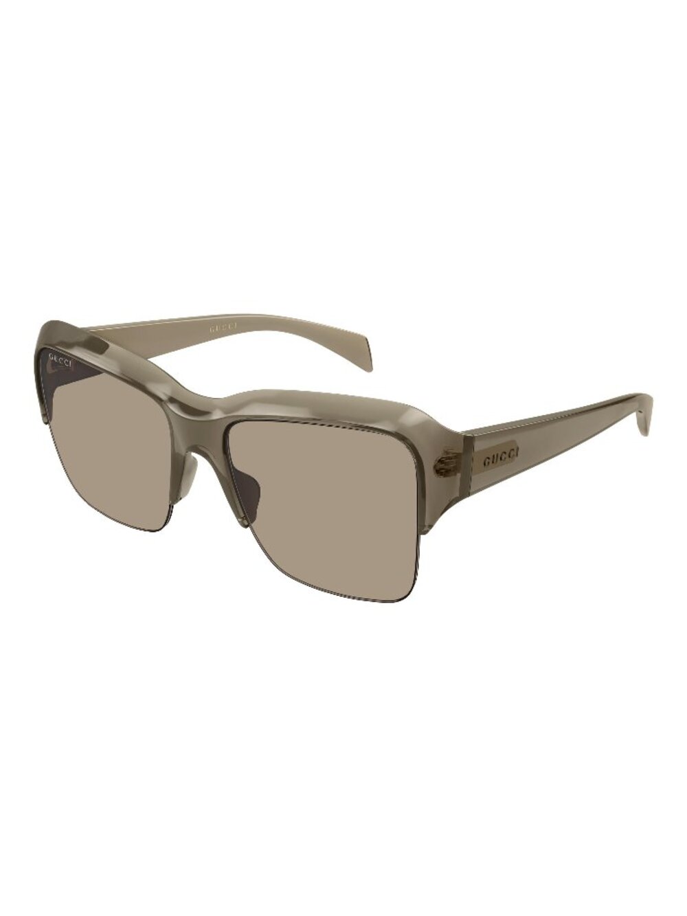 New Gucci Women's Sunglasses Brown Lens Injected Frame GG2024S 005 57